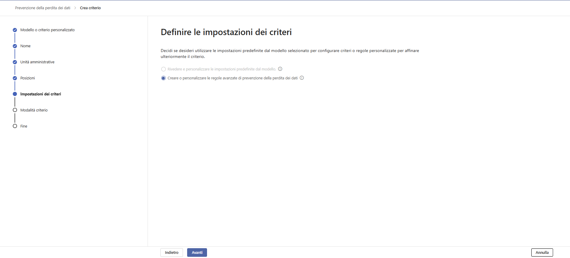 DLP criterio