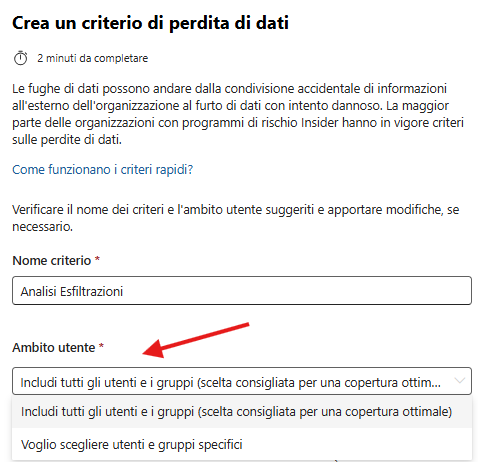 A chi applicare il criterio